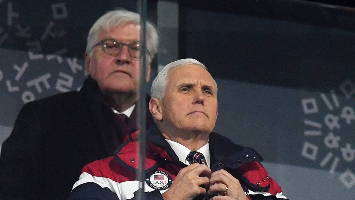 Auch weitere hochrangige Politiker sind in Pyeongchang vor Ort - wie beispielsweise US-Vizepräsident Mike Pence oder der deutsche Bundespräsident Frank-Walter Steinmeier