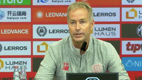 Leverkusens neuer Trainer Kasper Hjulmand spricht auf seiner Antritts-PK über seinen vielseitigen Coaching-Stil. Der Däne wurde außerdem zu den Gerüchten rund um seinen Landsmann Christian Eriksen befragt.
