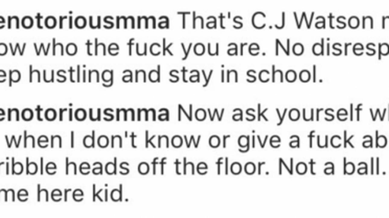 Conor McGregor lieferte sich ein Instagram-Battle mit Draymond Green