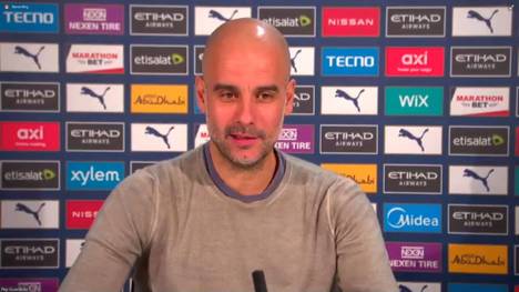 Manchester City führt nicht nur die Premier League an, sondern ist auch Titelanwärter in der Champions League. Pep Guardiola sieht trotzdem den FC Bayern ganz vorne.