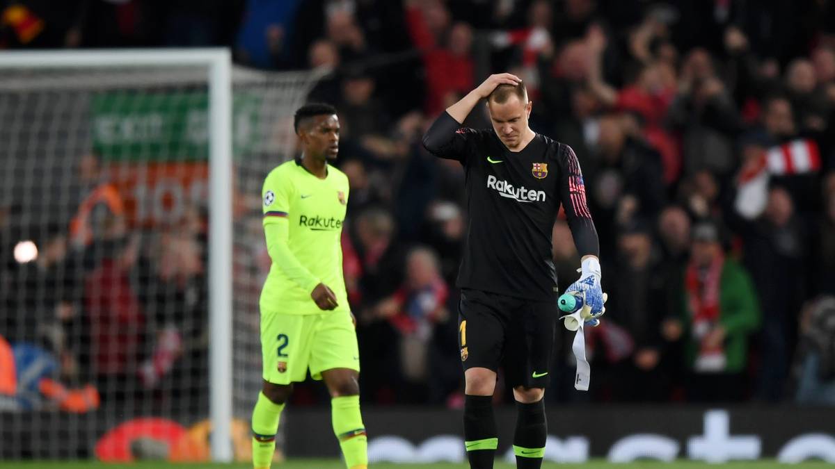 PLATZ 2: FC BARCELONA - Erst vor wenigen Tagen scheitert Barca in einem epischen Halbfinale am FC Liverpool. Nach einem 3:0-Sieg im Hinspiel verlieren ter Stegen, Messi und Co. im Rückspiel an der Anfield Road sensationell mit 0:4 und erleben dabei eine der schwärzesten Nächte in ihrer Champions-League-Historie