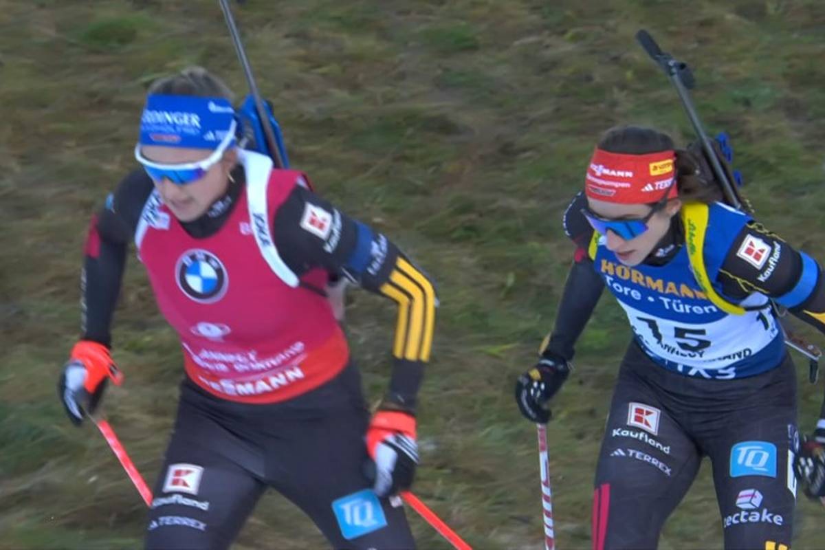 Deutsches Trio überzeugt beim Massenstart