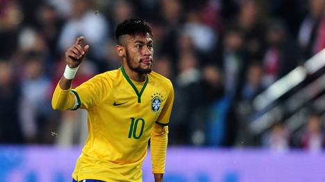 Neymar ist mit Brasilien in Frankreich zu Gast