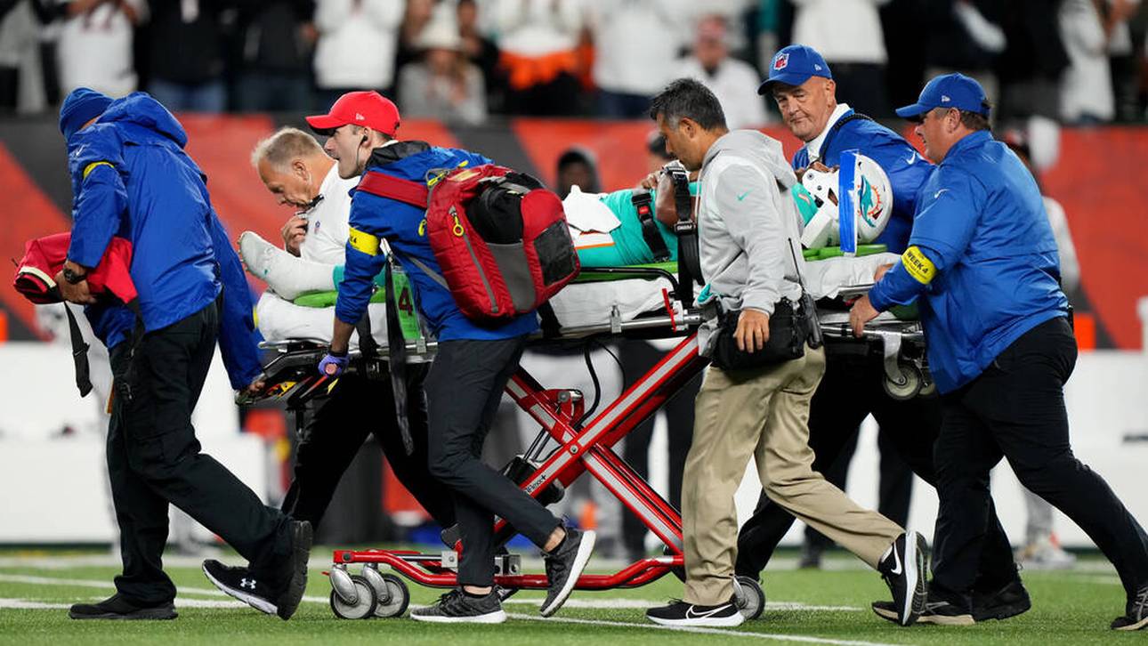 Tua Tagovailoa musste in der vergangenen Saison mit der Trage vom Platz gebracht werden