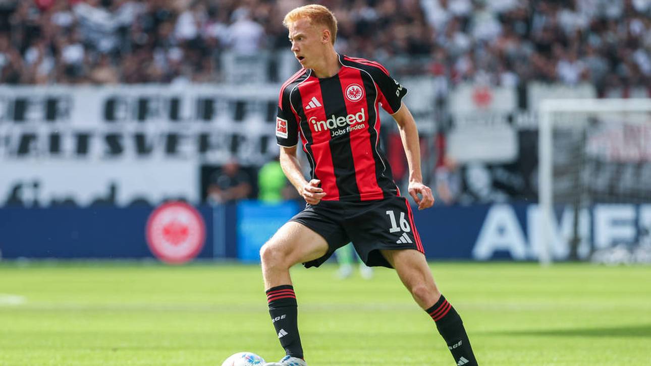 Hugo Larsson in Diensten von Eintracht Frankfurt