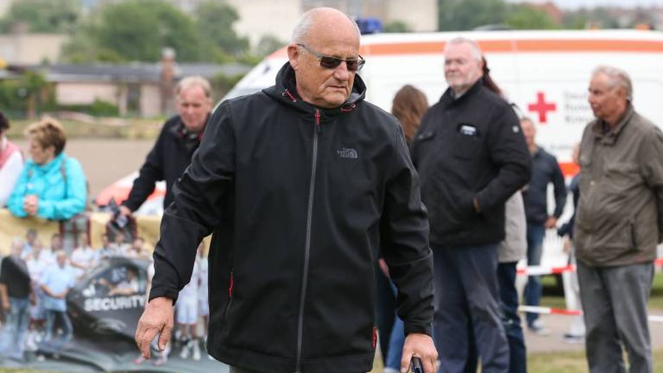 Dieter Kollark 2018 beim Werfermeeting in Schönebeck