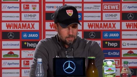 Nach dem 3:1-Sieg vom VfB Stuttgart gegen den SV Darmstadt 98 verteilt Trainer Sebastian Hoeneß ein Sonderlob.