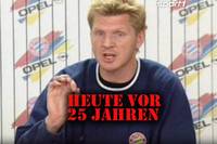 1999 macht Stefan Effenberg seinem Ärger Luft. Die Wutrede des Bayern-Stars bleibt bis heute unvergessen.