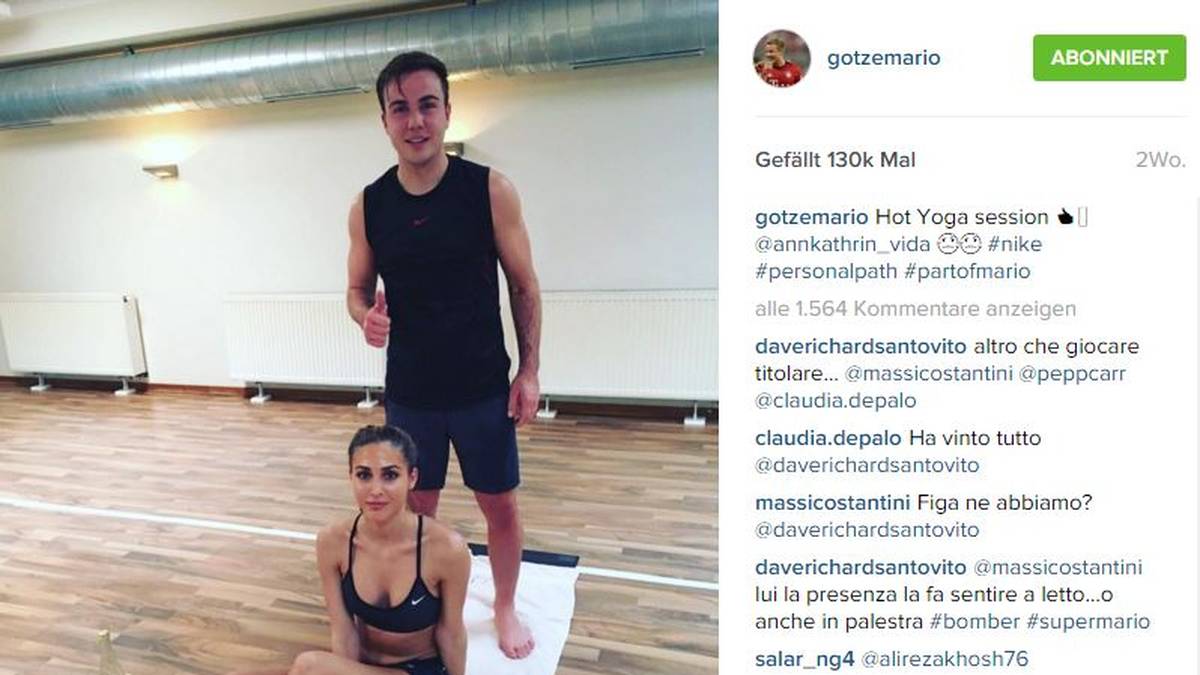 Yoga mit Freundin Ann-Kathrin Brömmel