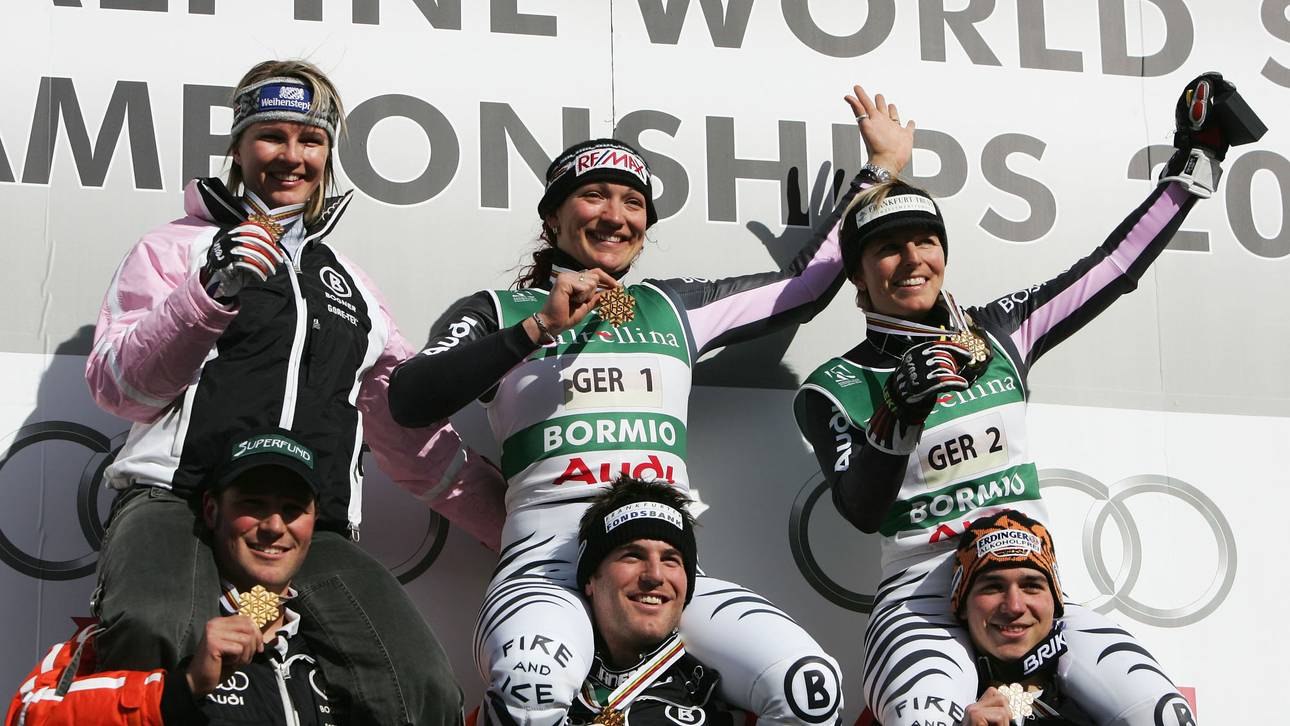Felix Neureuther, Martina Ertl, Hilde Gerg
