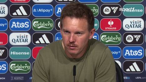 Die deutsche Nationalmannschaft verliert im Nations-League-Halbfinale gegen Portugal. Auf der Pressekonferenz zieht Bundestrainer Julian Nagelmann ein Fazit - und äußert sich auch zu seinen umstrittenen Auswechslungen.