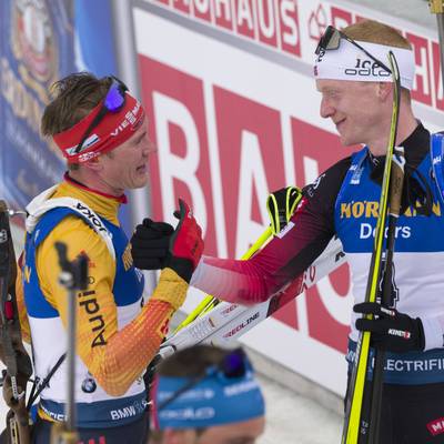Legt Benedikt Doll im am Dienstag beginnenden Biathlon-Winter mit weiteren Siegen nach. Der Dominator der Szene hat ihn auf dem Zettel.