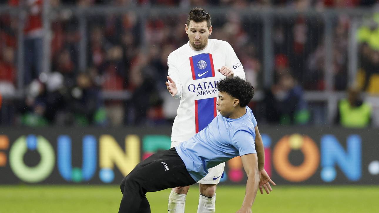 Flitzer belästigt Messi nach CL-Aus