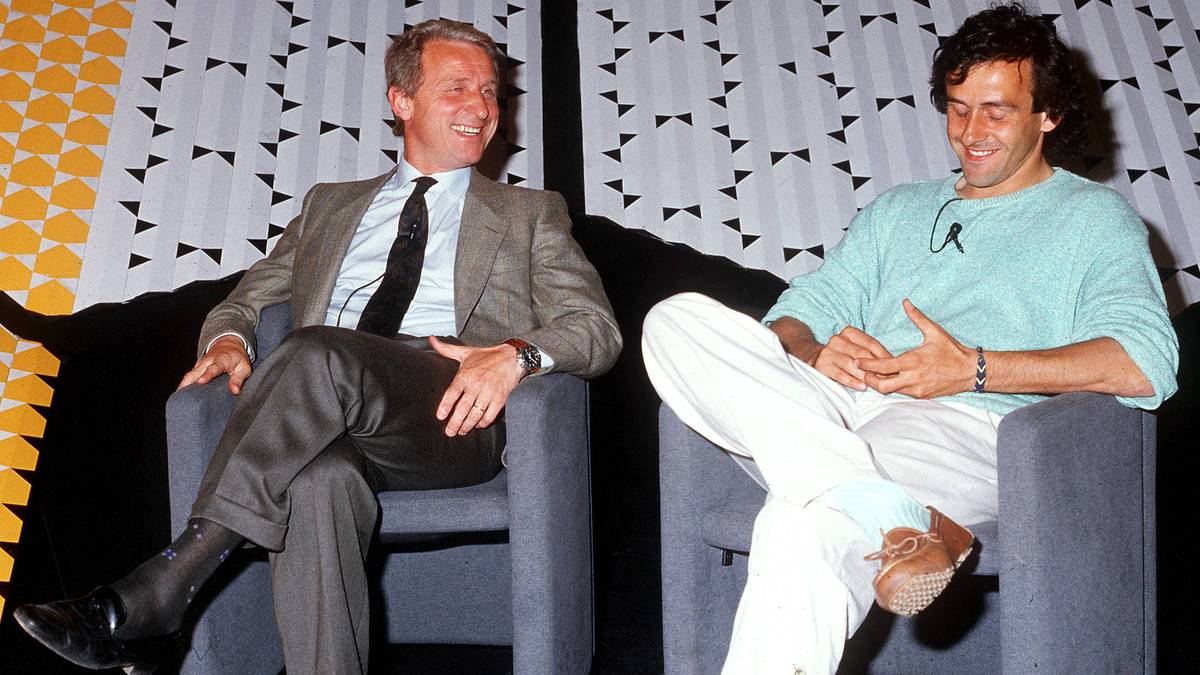 Unter Trainer Giovanni Trapattoni wurde Platini in Turin zum Dirigenten im Mittelfeld