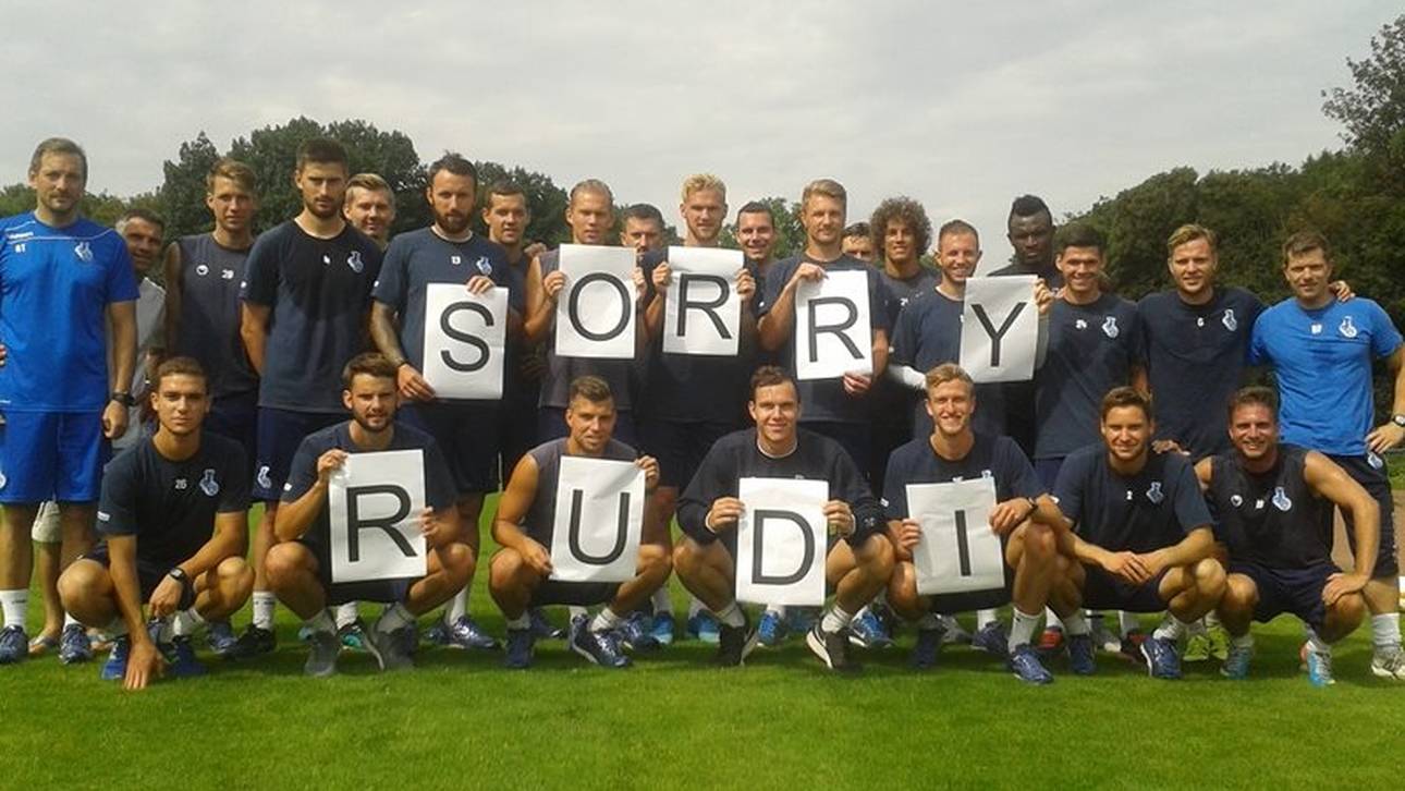 MSV-Spieler sagen „Sorry Rudi“