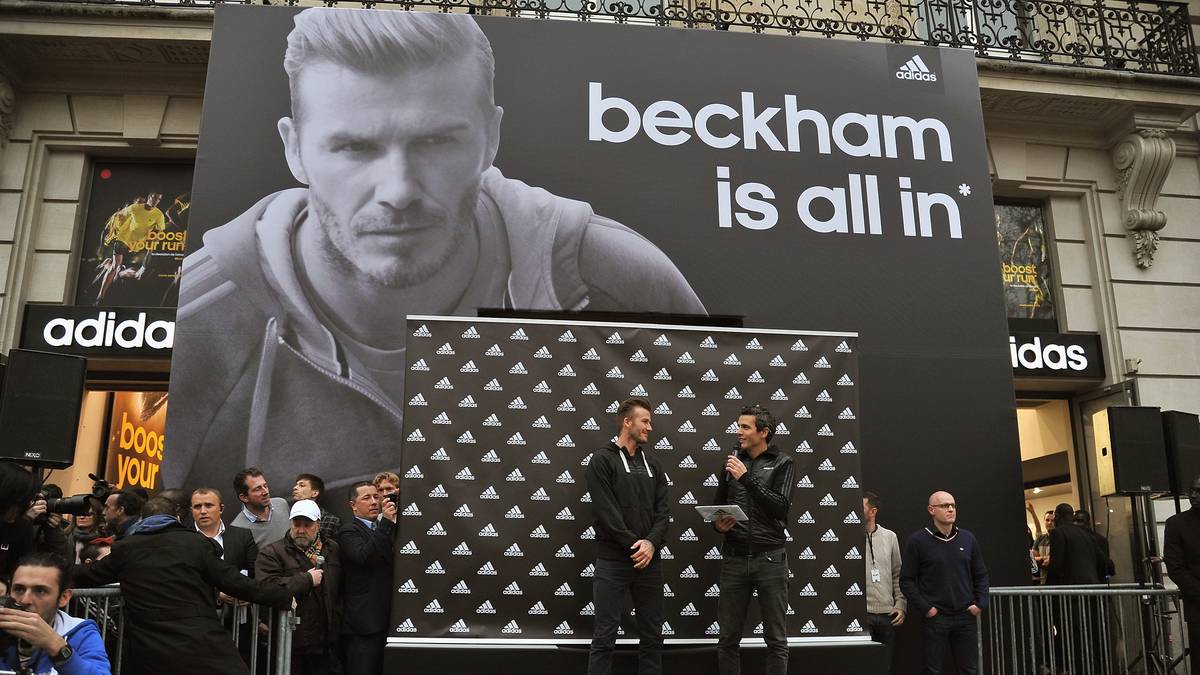 Wie man sich erfolgreich vermarktet, macht auch David Beckham vor