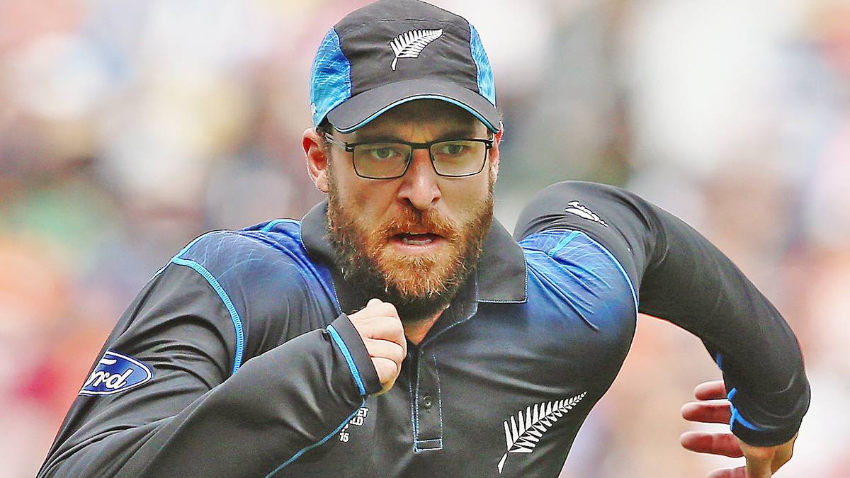 Daniel Vettori von Neuseeland im Einsatz bei der Cricket-WM