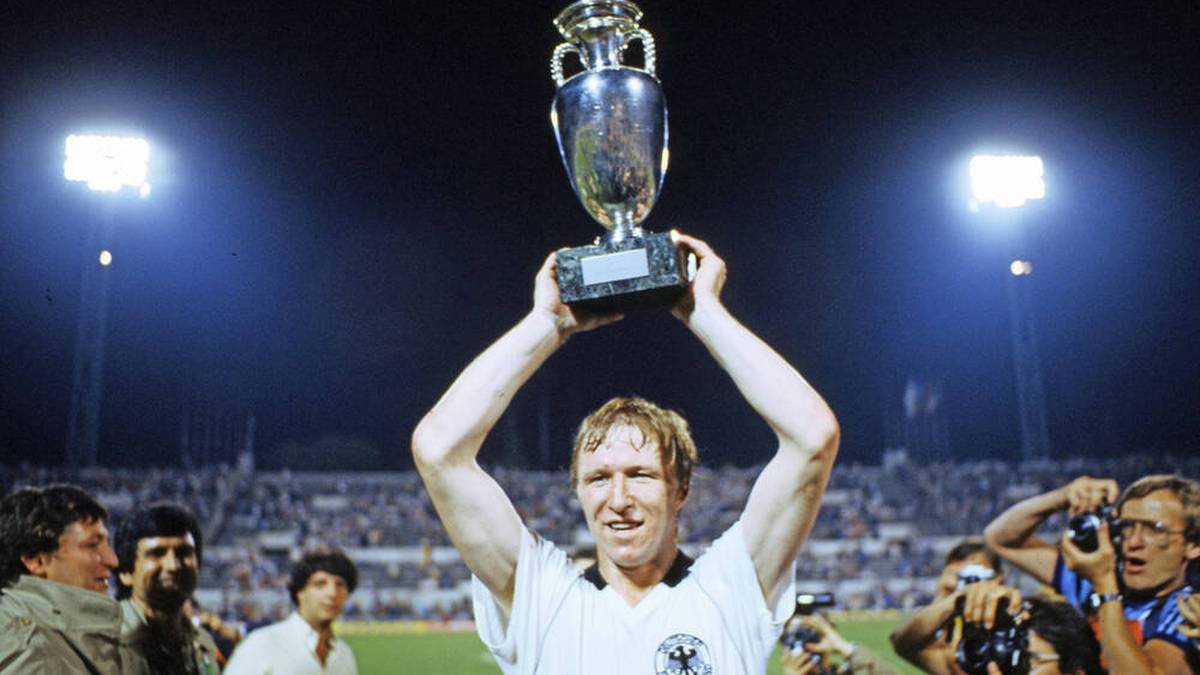 Vier Jahre später schlugen die Deutschen zurück - Horst Hrubesch führte die DFB-Elf als Kapitän zum zweiten EM-Titel