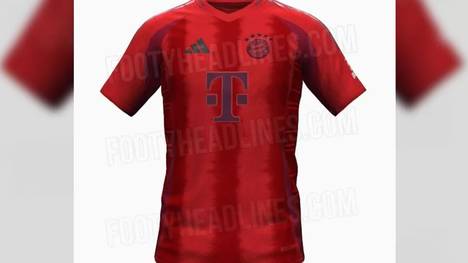 Komplett in Rot - ganz ohne Weiß. Laut dem Portal "Footy Headlines" könnt so das neue Heimtrikot der Bayern aussehen. 