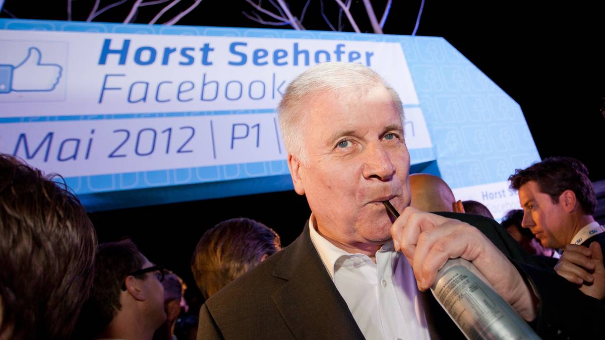 Hätte auch zu Blatters Facebook-Party kommen können: Horst Seehofer