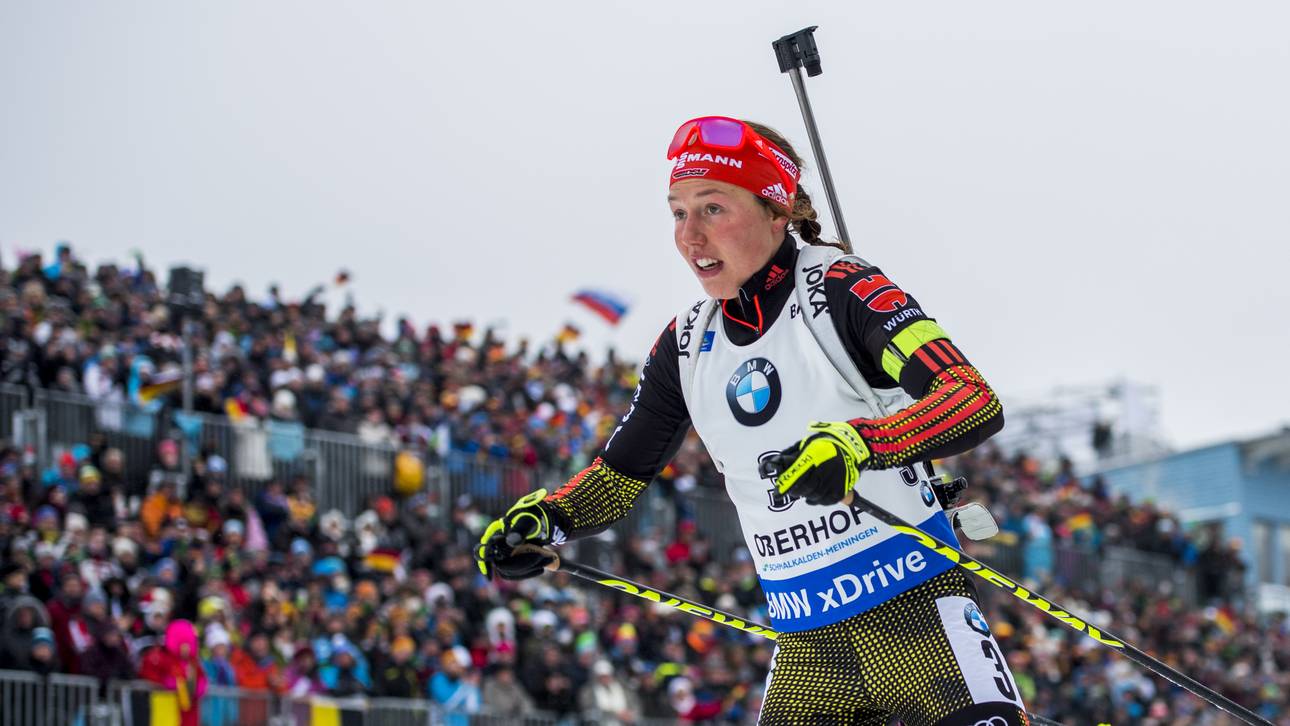 Heimsieg: Biathletinnen in WM-Form