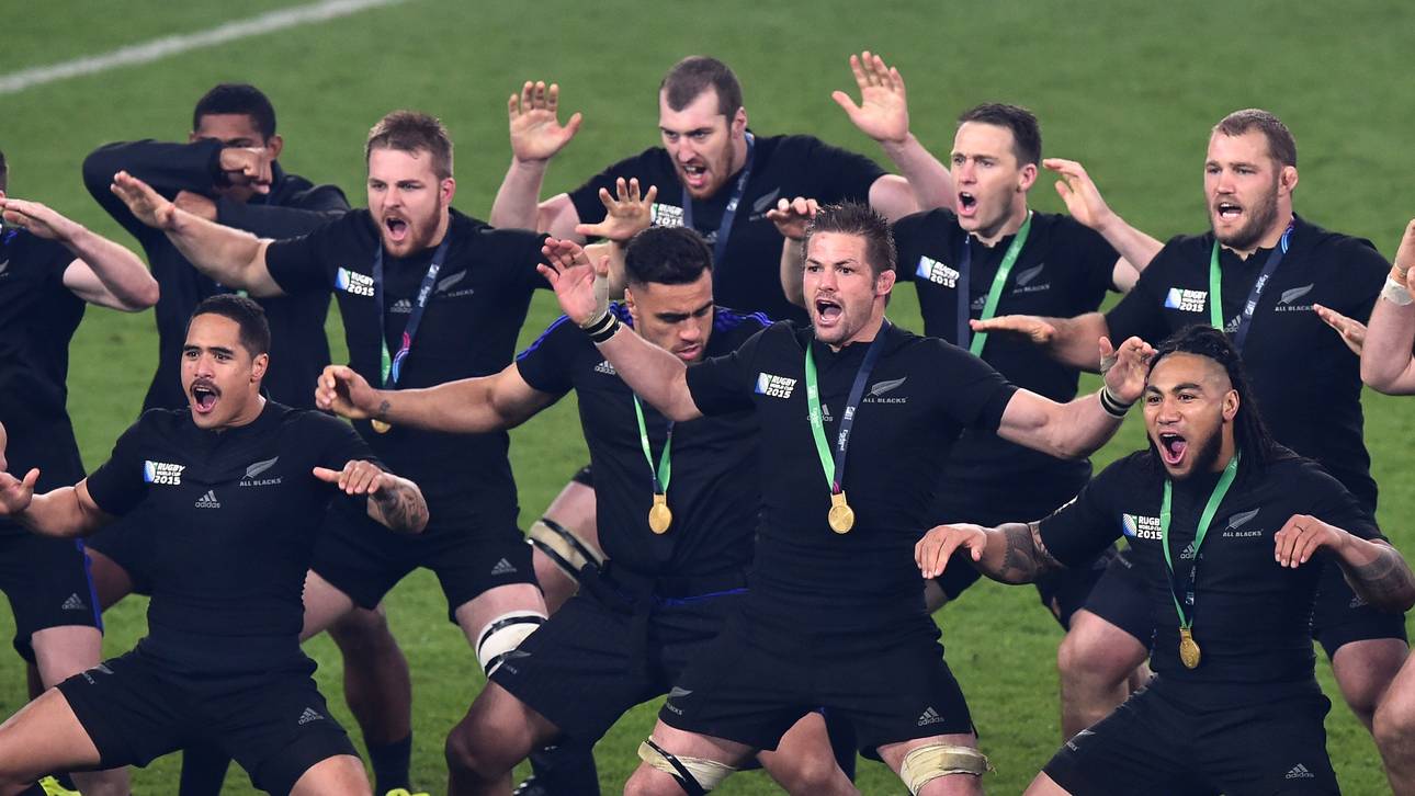 Die All Blacks führen vor jedem Spiel den Haka-Tanz auf