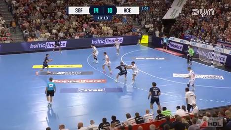 SG Flensburg-Handewitt - HC Erlangen aus der Handball-Bundesliga im Video.