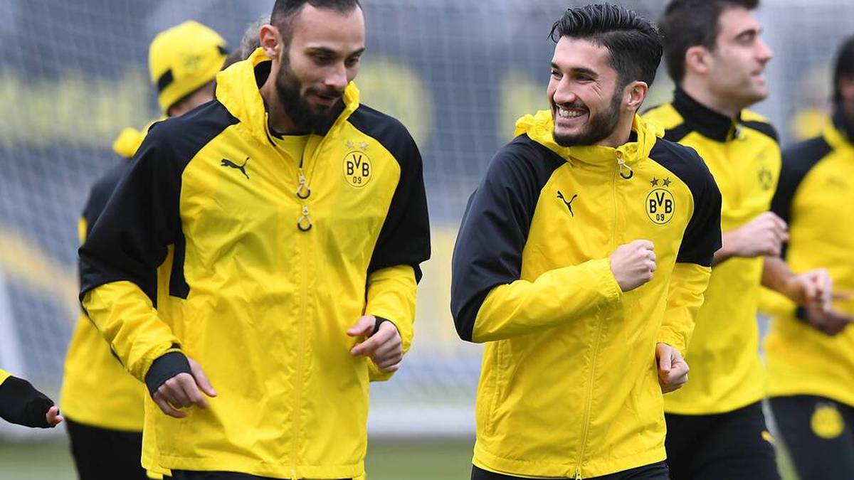 Gemeinsam für Borussia Dortmund im Einsatz - Ömer Toprak und Nuri Sahin