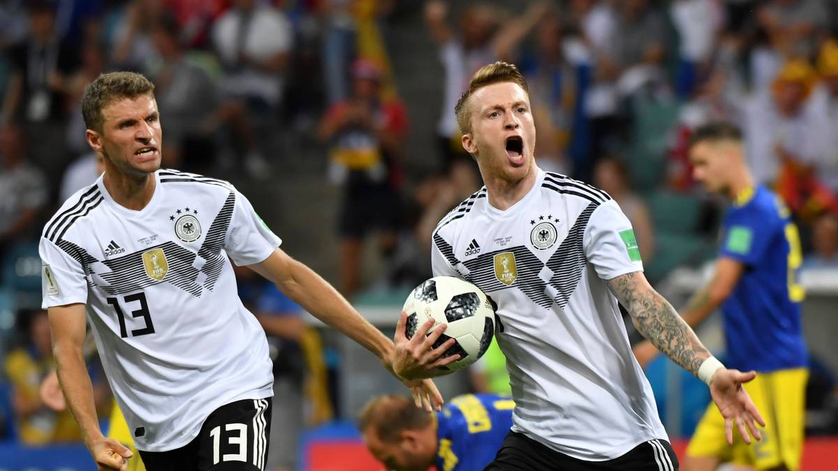 MARCO REUS vs. SEON-MIN MOON: Der Dortmunder ist bisher einer der wenigen WM-Lichtblicke im Löw-Team. Immer brandgefährlich und mit viel Zug zum Tor belebte er das deutsche Offensivspiel auch gegen Schweden, erzielte auch sein erstes WM-Tor
