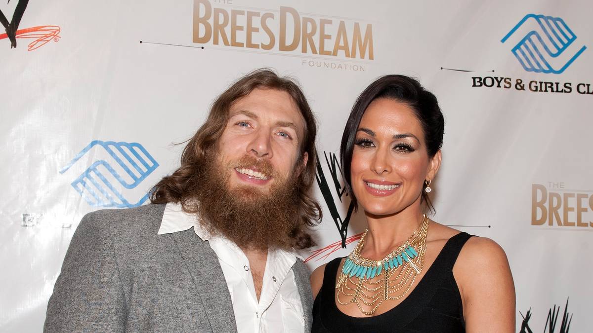 Ebenfalls seit 2014 verheiratet: der frühere WWE-Champion DANIEL BRYAN und BRIE BELLA, seit 2019 offiziell und endgültig im Ring-Ruhestand