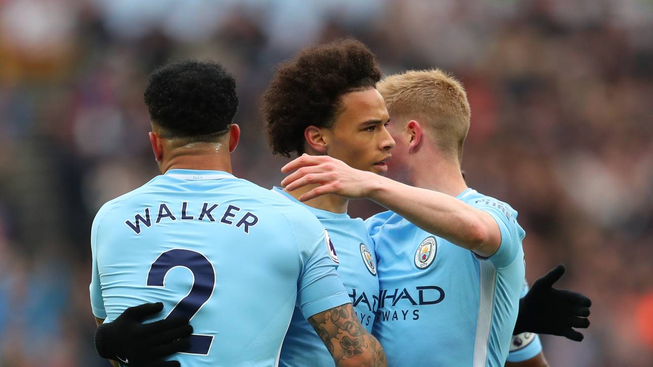 Sane mit Rekord, United jubelt spät