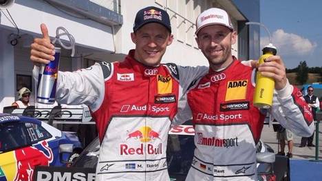 Mattias Ekström und Rene Rast sind heiße Anwärter auf den DTM-Titel 2017