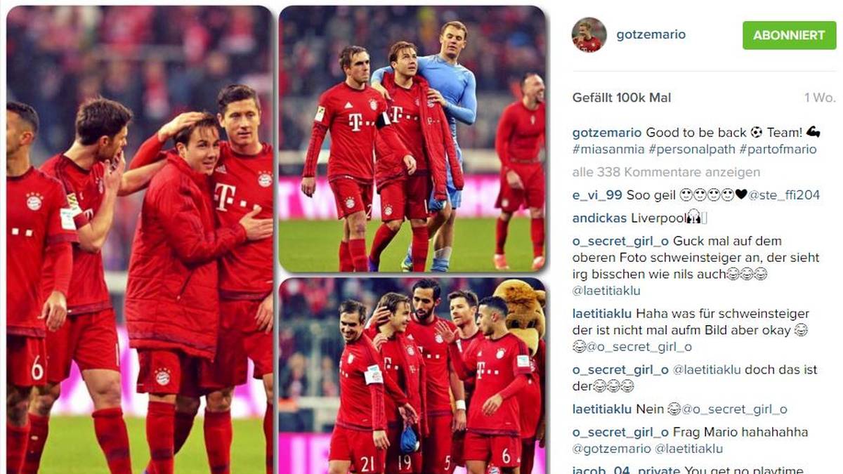 Gegen Werder Bremen steht Götze zum ersten Mal in diesem Jahr wieder auf dem Platz