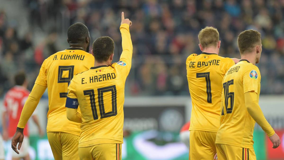 Angeführt wird das Team von Real-Star und Kapitän Eden Hazard, dem ManCity-Strategen Kevin De Bruyne und Abwehr-Routinier Toby Alderweireld