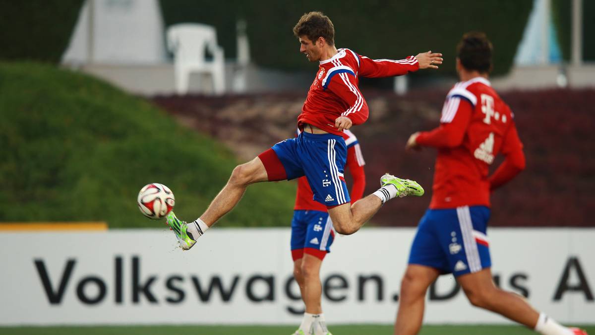 Bayern Muenchen-Doha Training Camp Day 8-Thomas Müller