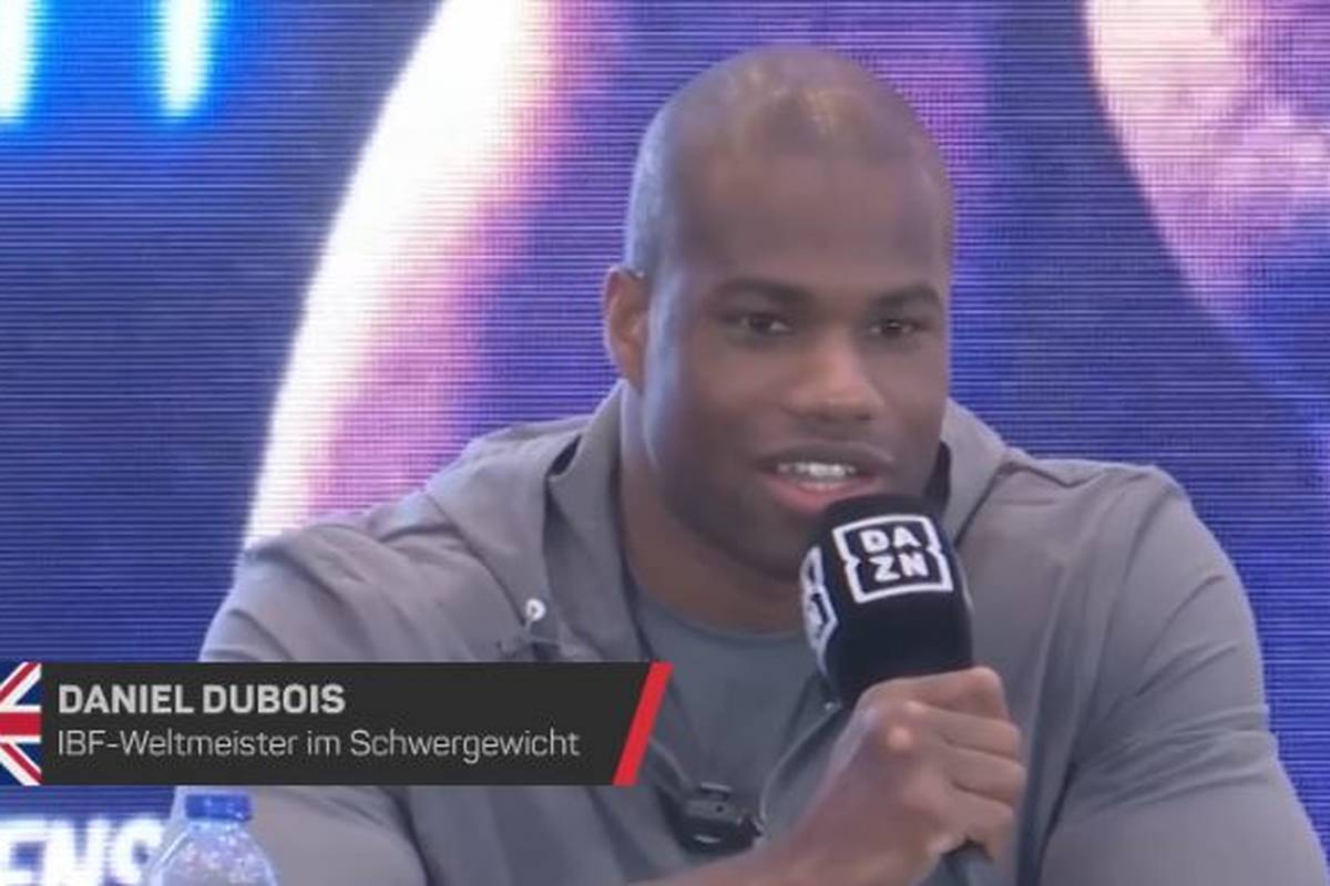 Vor dem Box-Kampf zwischen den beiden Schwergewicht-Weltmeistern Daniel Dubois und Oleksandr Ussyk schickt der Brite schon einmal eine klare Kampfansage voraus.