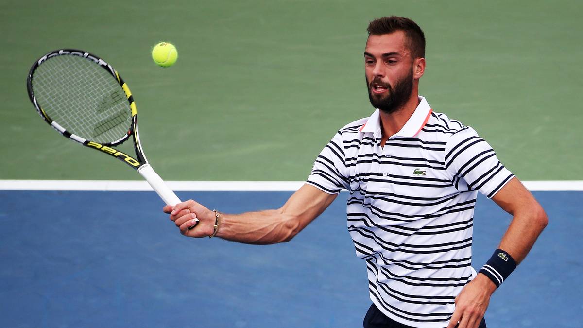 Das Irre dabei: Landsmann Benoit Paire, unlängst Schreck für Vorjahresfinalist Kei Nishikori, trägt gegen Marsel Ilhan genau den gleichen Look