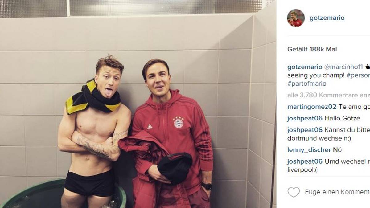 Wiedersehen mit dem alten Kumpel Marco Reus in Dortmund