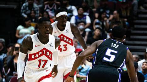 Pascal Siakam (m.) wird zu den Indiana Pacers getradet