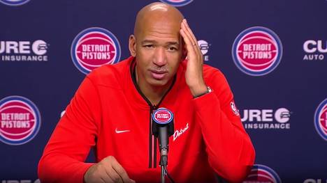 Die Detroit Pistons verloren ihr unglaubliche 27. Partie hintereinander in der laufenden NBA-Saison. Trainer Monty Williams stellte sich nach der Partie vor der Mannschaft, erwartet aber eine Veränderung.