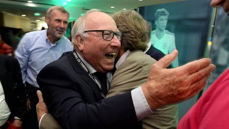 Uwe Seeler beim Treffen des "Klubs ehemaliger Nationalspieler