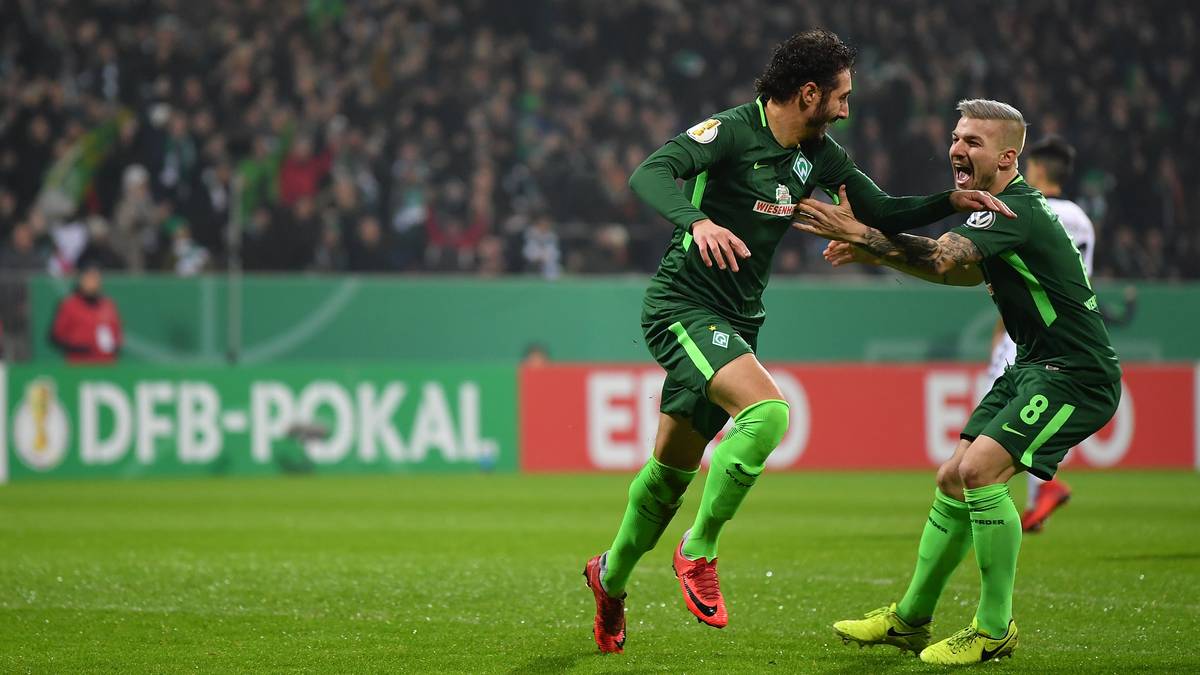 Auch im Weserstadion gibt es kein Abtasten. Ishak Belfodil bringt Werder nach nur drei Minuten in Führung