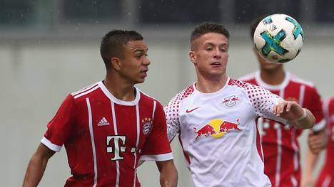 Der FC Bayern gewann das Hinspiel um die U17-Meisterschaft gegen RB Leipzig mit 3:0