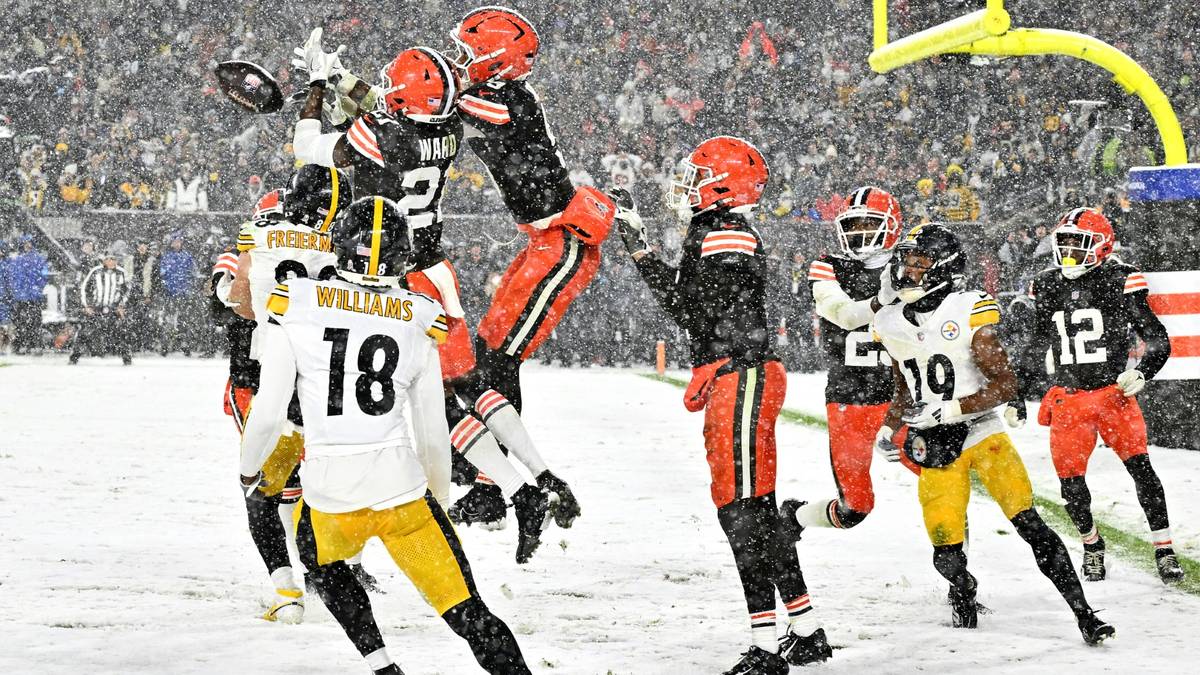 Browns überraschen im Schneesturm