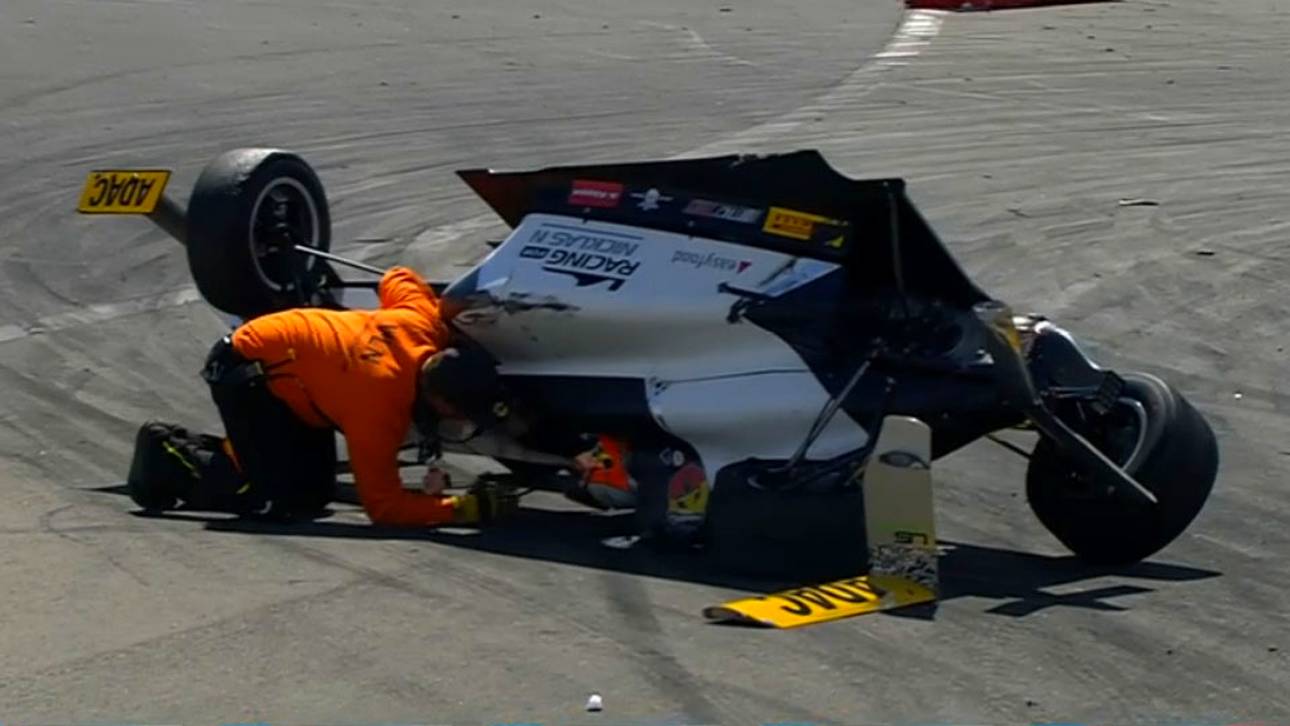 Unfall überschattet Fittipaldi-Debüt