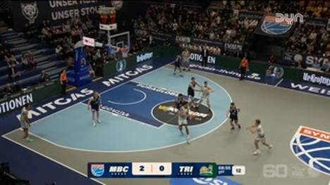 Spiel Highlights zu SYNTAINICS MBC - VET-CONCEPT Gladiators Trier