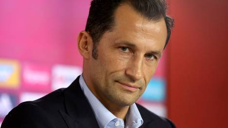 MUNICH, GERMANY - AUGUST 20:  Hasan Salihamidzic, sporting director of FC Bayern Muenchen looks on during a press conference at Bayern Muenchen's headquarters Saebener Strasse on August 20, 2019 in Munich, Germany. (Photo by Alexander Hassenstein/Getty Images for FC Bayern)