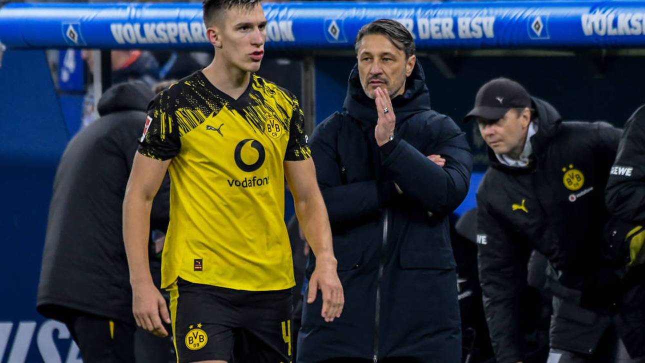 Niko Kovac (r.) ordnete die Aussagen von Nico Schlotterbeck ein