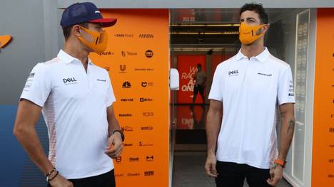 Lando Norris und Daniel Ricciardo sind die Fahrer für McLaren
