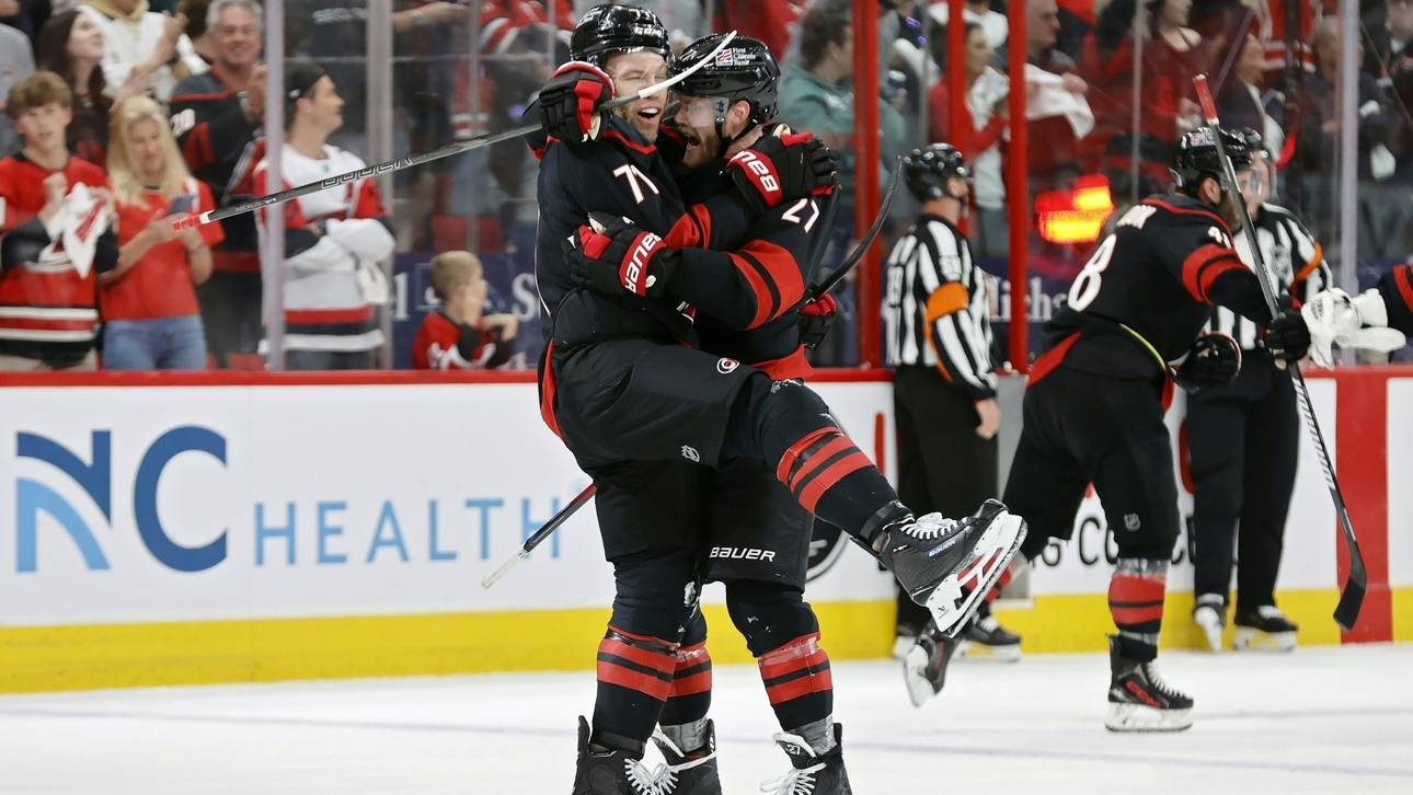 Hurricanes nach Overtime auf Kurs